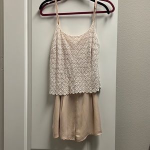 Paper Crane - Summer Crochet Romper